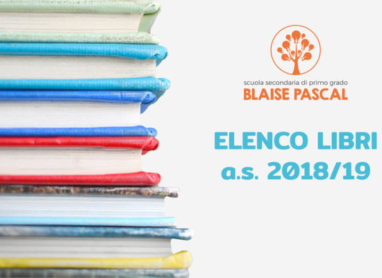 Elenco libri anno scolastico 2018-2019 Scuola Media Pascal