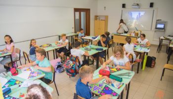 le classi della scuola media blaise pascal