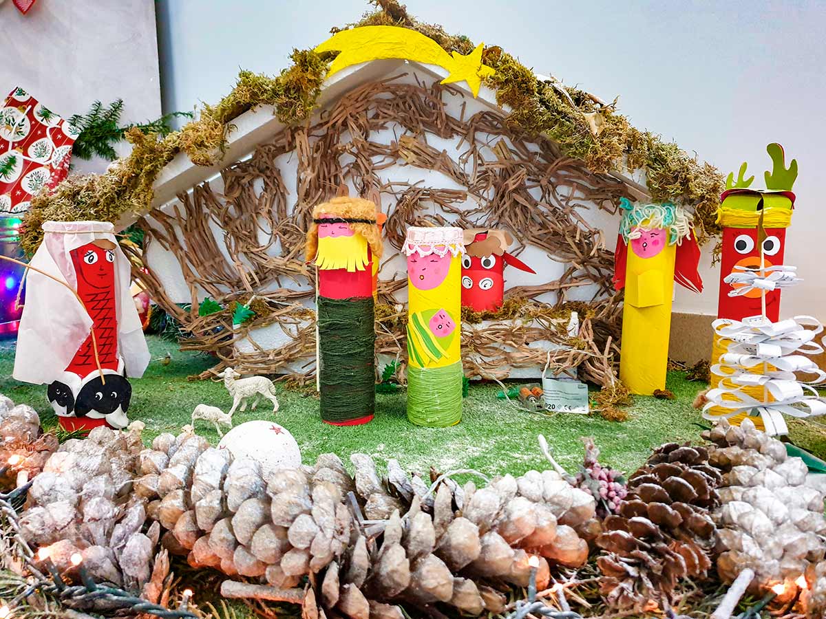 presepe scuola media pascal castiglione