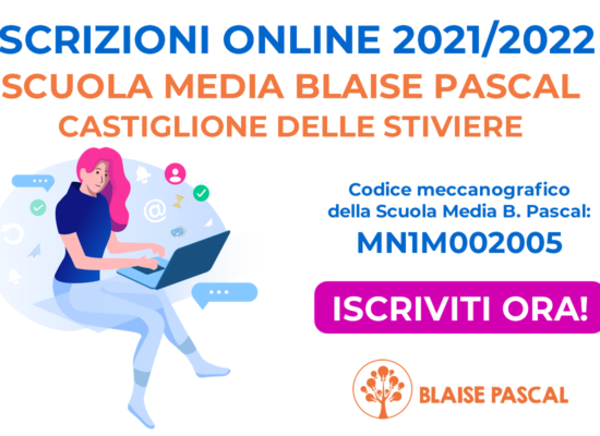 Iscrizioni 2021-2022 Scuola Media Blaise Pascal