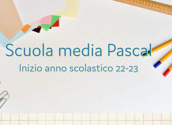 Inizio anno scolastico 2022-2023