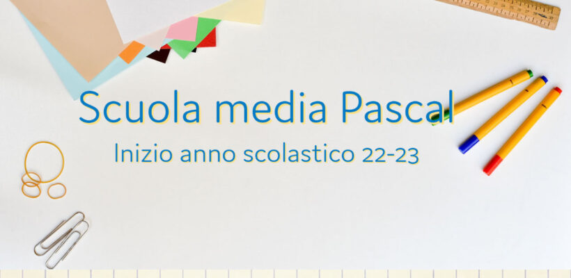 Inizio anno scolastico 2022-2023