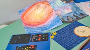 Elaborati artistici realizzati da alcuni studenti di 3A
